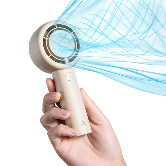 Aecooly Pb01 Iç Spiralli Çift Halka Hava Akışı Teknolojili 5 Kademeli Soğutucu El Fanı Mini Vantilatör