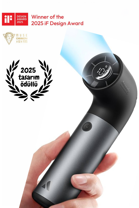Aecooly Portatif Soğutucu El Fanı  Ph01 Aero Pro Serisi Dijital Led Göstergeli Mini Vantilatör