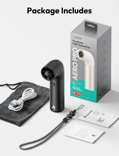 Aecooly PH01 Aero Pro El Fanı Siyah